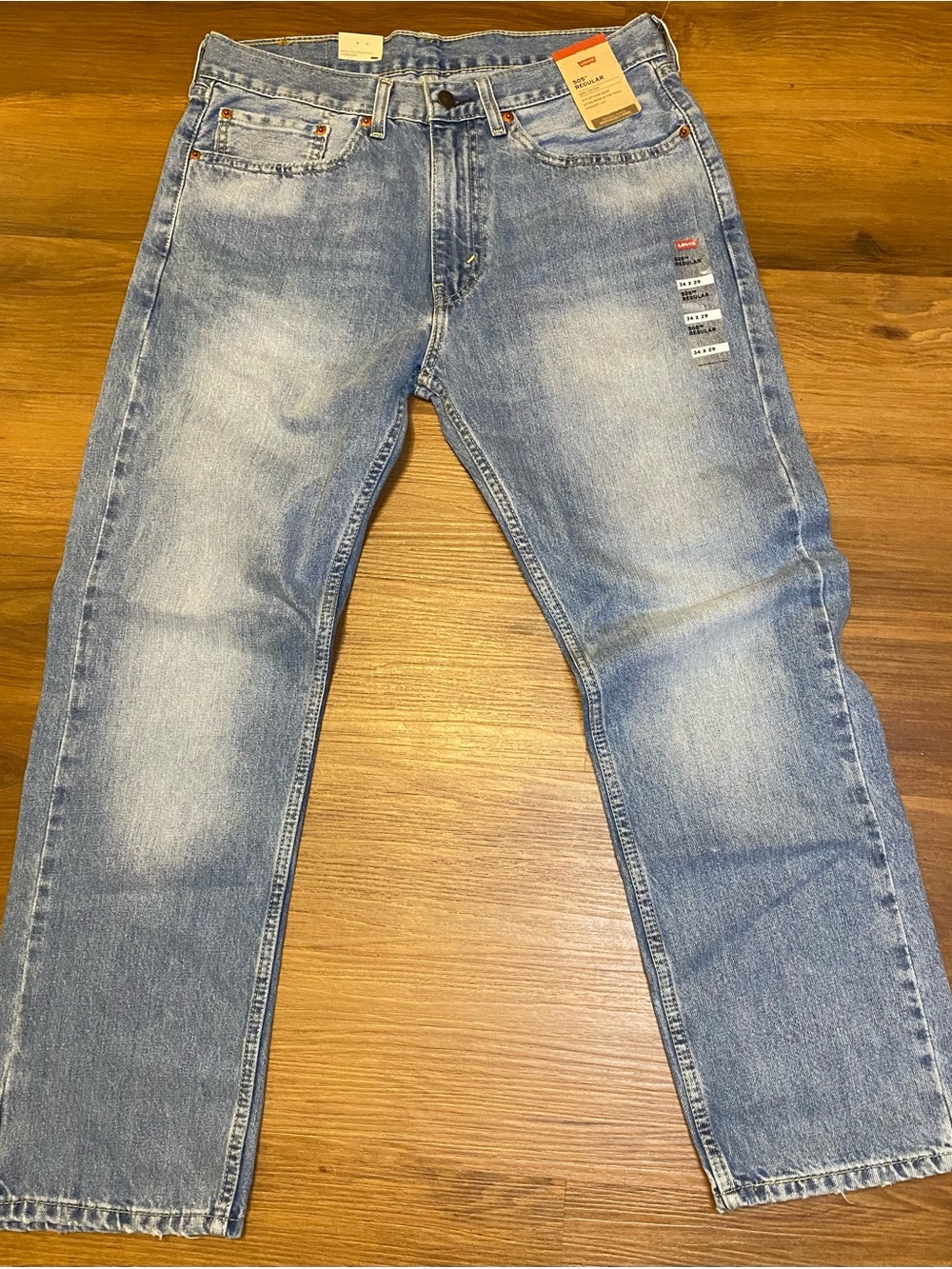 Levi's Light Wash Relaxed Straight Men's Jeans